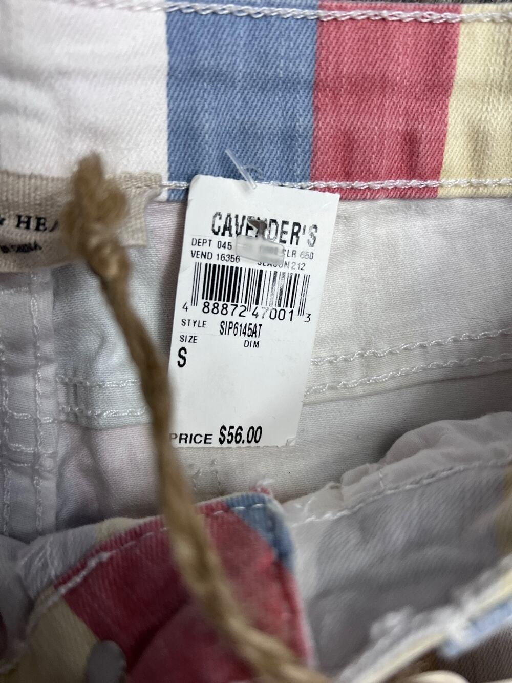 Saints and Hearts Women's Size S Striped Flare Jeans NWT Bell Bottom Frayed He - Picture 4 of 8